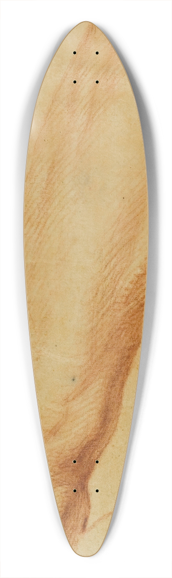 Bernard Baron - Left Arm of a Hunter 39.3 inch art pintail longboard deck