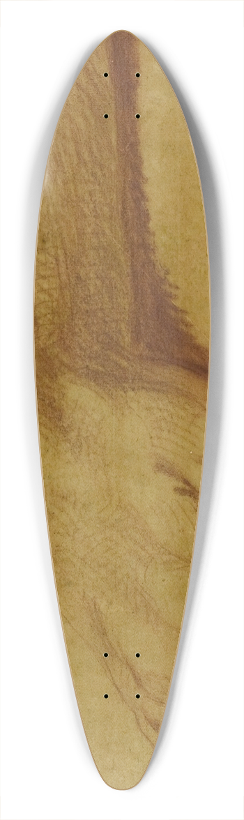 Bernard Baron - Right Hand of Jupiter 39.3 inch art pintail longboard deck