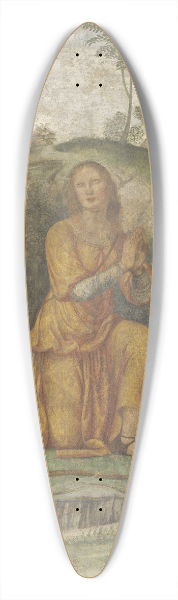 Bernardino Luini - Procris Prayer to Diana 39.3 inch art pintail longboard deck