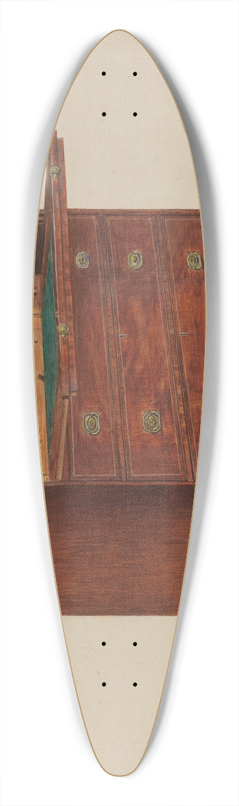 Bernard Krieger - Secretary 39.3 inch art pintail longboard deck