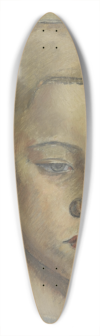 Bernard Meninsky - Head of a Boy 39.3 inch art pintail longboard deck