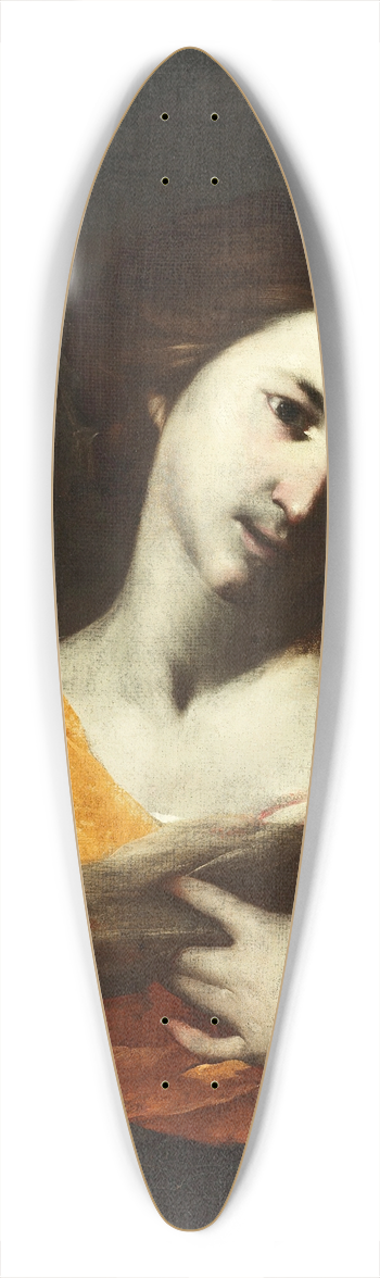 Bernardo Cavallino - Saint Agatha 39.3 inch art pintail longboard deck