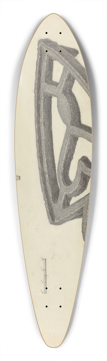 Bernard Westmacott - Trivet 39.3 inch art pintail longboard deck
