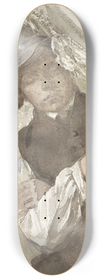 Jan Veth - Slapende jongeman 8.25 inch art skate deck