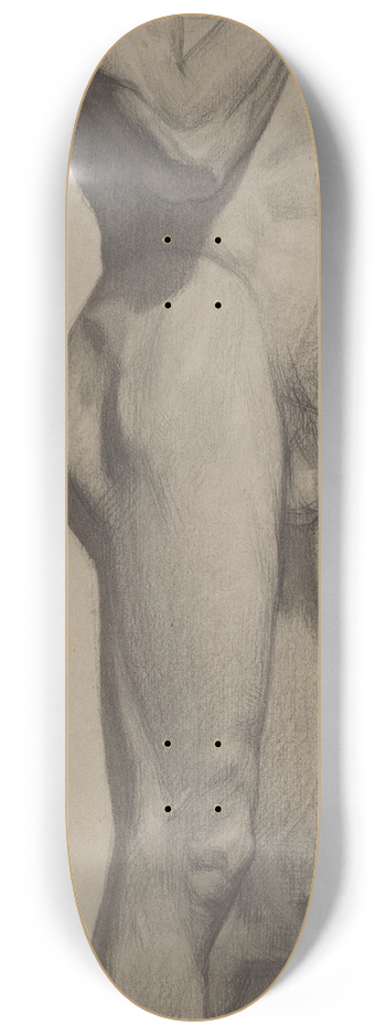 Jan Veth - Staand mannelijk naakt, naar rechts 8.25 inch art skate deck