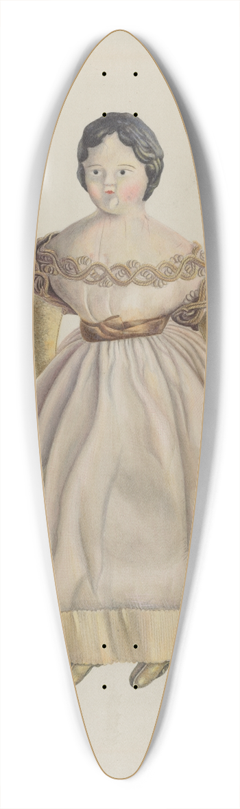 Bertha Semple - Mechanical Walking Doll 39.3 inch art pintail longboard deck