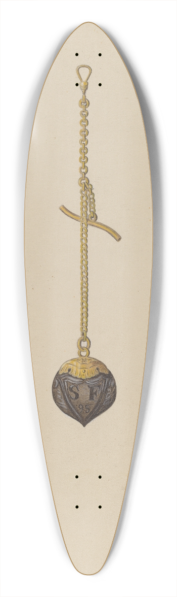 Bertha Semple - Watch Fob 39.3 inch art pintail longboard deck