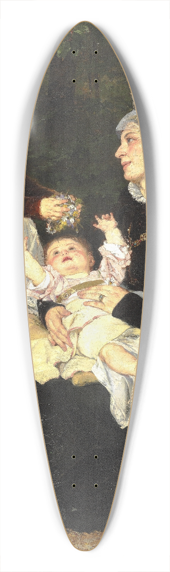 Bertha Wegmann - En Ammes Besg 39.3 inch art pintail longboard deck