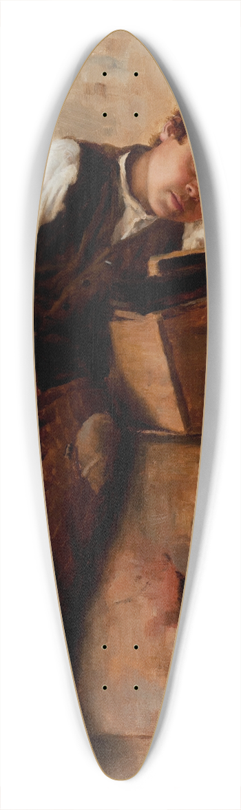 Berthe Worms - Homesick for Naples 39.3 inch art pintail longboard deck