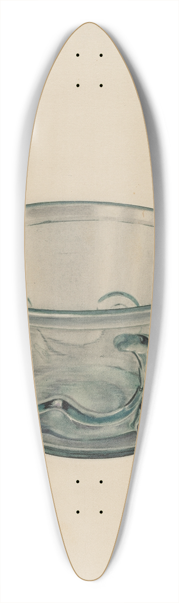 Beverly Chichester - Glass Bowl 39.3 inch art pintail longboard deck
