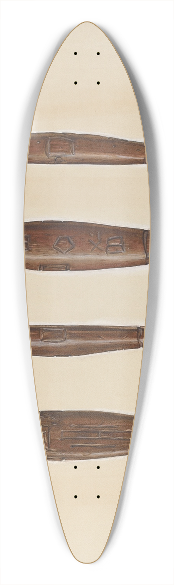 Beverly Chichester - Salem Dolls 39.3 inch art pintail longboard deck