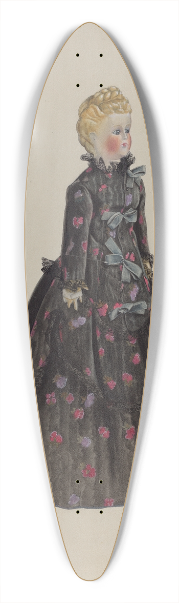 Beverly Chichester - Walking Doll 39.3 inch art pintail longboard deck