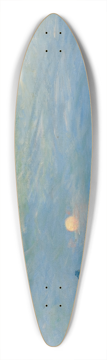 Birger Sandzn - Sunset Over the Trees 39.3 inch art pintail longboard deck