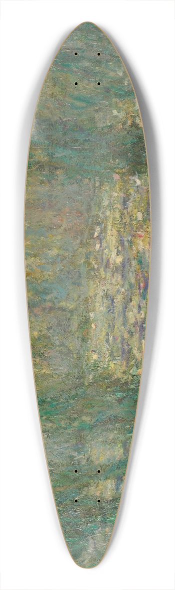 Blanche Hosched-Monet - Les Nymphas 39.3 inch art pintail longboard deck