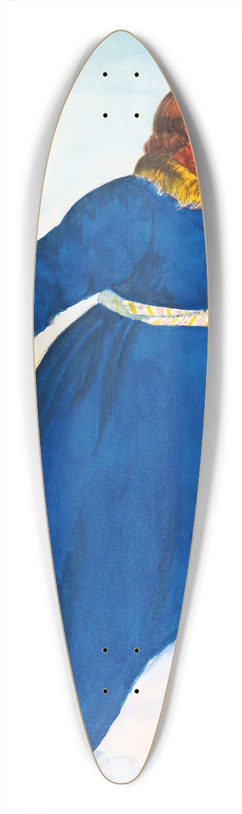 Boris Kustodiev - The Coachman 39.3 inch art pintail longboard deck