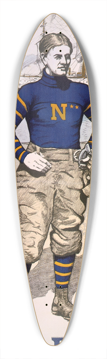 Bristow Adams - Annapolis 39.3 inch art pintail longboard deck