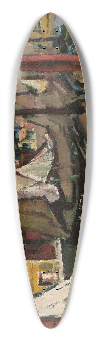 Bronisaw Abramovitsch - Port 39.3 inch art pintail longboard deck