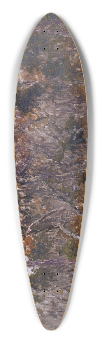 Bruno Liljefors - Elk Hunt 39.3 inch art pintail longboard deck