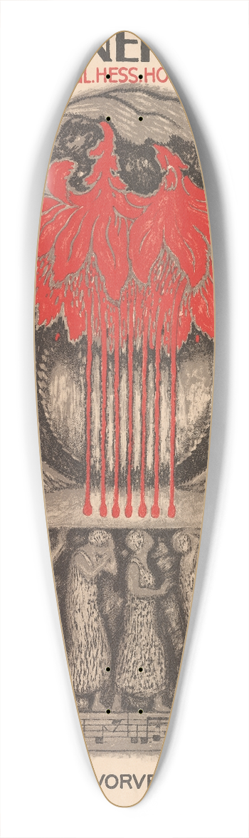 Burkhard Mangold - Weingartner Konzerte 39.3 inch art pintail longboard deck