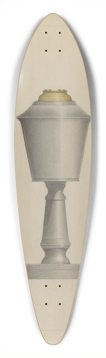 Burton Ewing - Lamp 39.3 inch art pintail longboard deck