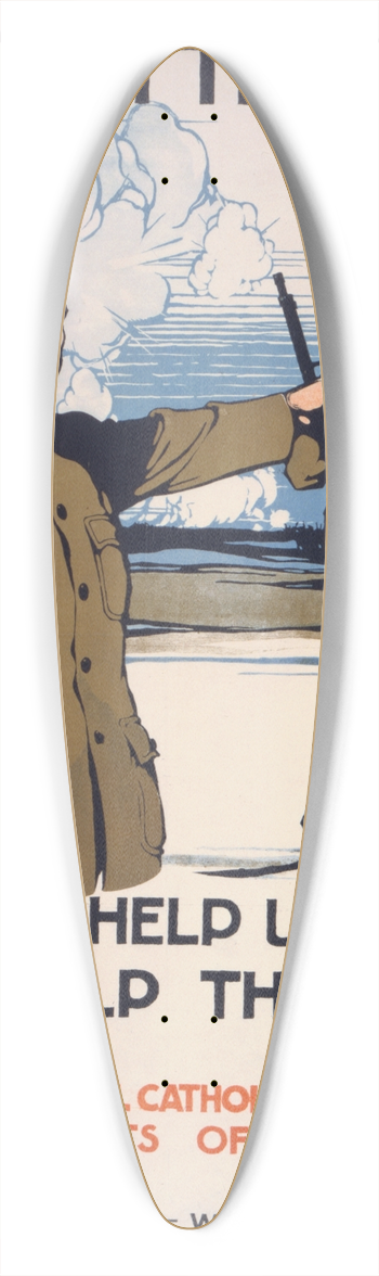 Burton Rice - See him throughHelp us to help the boys 39.3 inch art pintail longboard deck