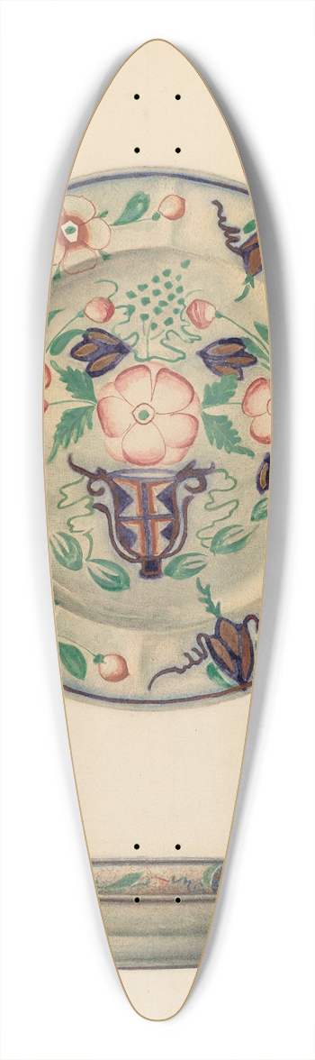 Byron Dingman - Plate 39.3 inch art pintail longboard deck