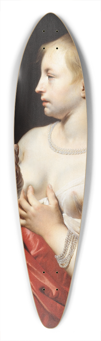 Caesar Van Everdingen - Female Figure, Possibly Lucretia 39.3 inch art pintail longboard deck