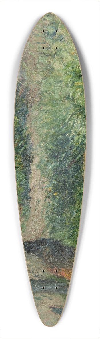 Camille Pissarro - Basse-cour avec poules et canards 39.3 inch art pintail longboard deck