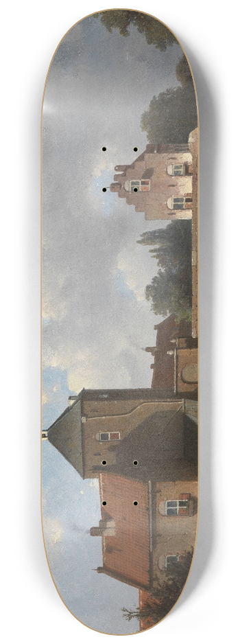 Jan Weissenbruch - The IJsselpoort at IJsselstein 8.25 inch art skate deck
