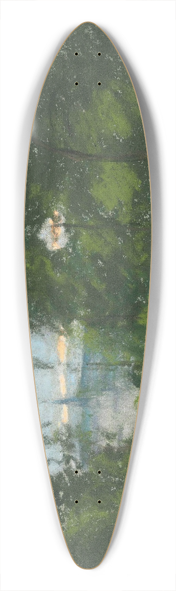 Camille Pissarro - La clairire 39.3 inch art pintail longboard deck