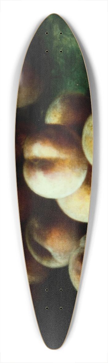 Carducius Plantagenet Ream - Peaches 39.3 inch art pintail longboard deck