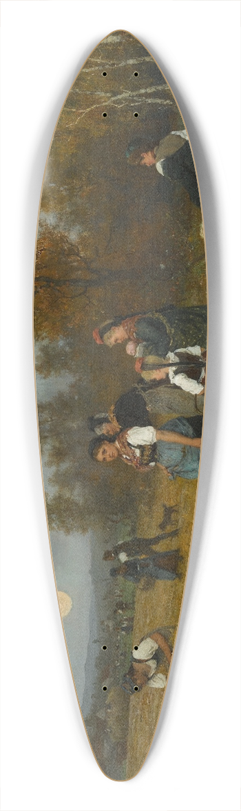 Carl Breitenbach - Homeward bound 39.3 inch art pintail longboard deck
