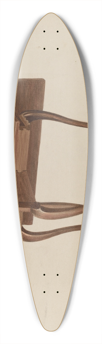 Carl Buergerniss - Cherry Table 39.3 inch art pintail longboard deck