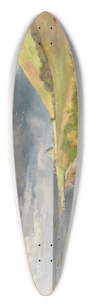 Carl Frederik Aagaard - Niedergehender Schauer an der dnischen Kste 39.3 inch art pintail longboard deck