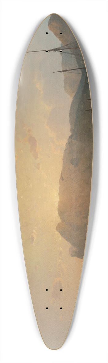 Carl Frederik Srensen - Days end 39.3 inch art pintail longboard deck
