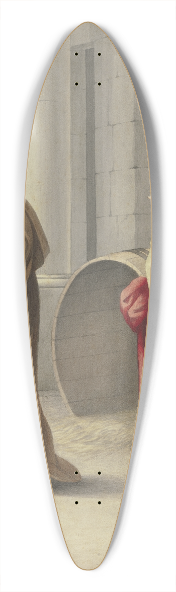 Carl Friedrich Wendelstadt - Diogenes looking for people 39.3 inch art pintail longboard deck