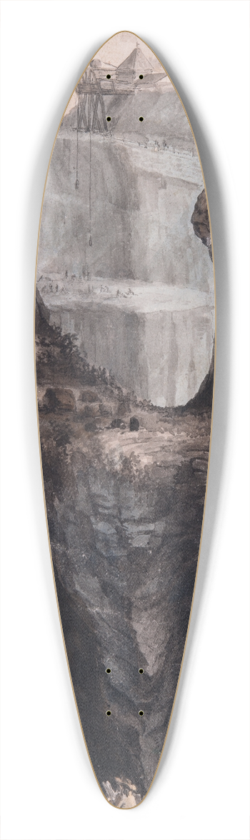 Carl Gustaf Gillberg - Mine 39.3 inch art pintail longboard deck