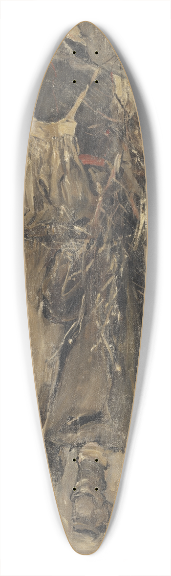 Carl Gustaf Hellqvist - A Woman. Study for Sancta Simplicitas 39.3 inch art pintail longboard deck