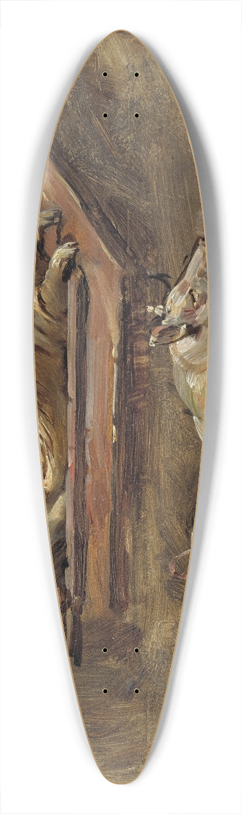 Carl Gustaf Hellqvist - Pigs. Study for During Fasting Time 39.3 inch art pintail longboard deck