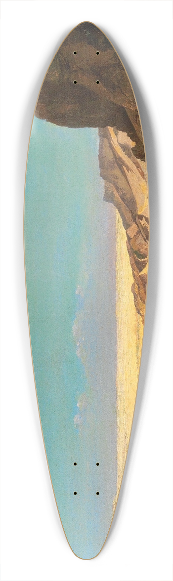 Carl Hasch - Die libysche Wste [The Libyan desert] 39.3 inch art pintail longboard deck