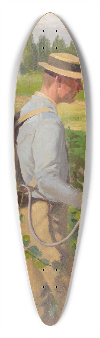 Carl Johann Peyfuss - Winzer im Weinberg 39.3 inch art pintail longboard deck
