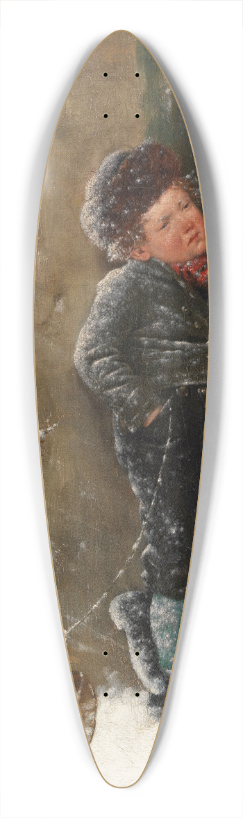 Carl Kronberger - Niemand zu Hause 39.3 inch art pintail longboard deck