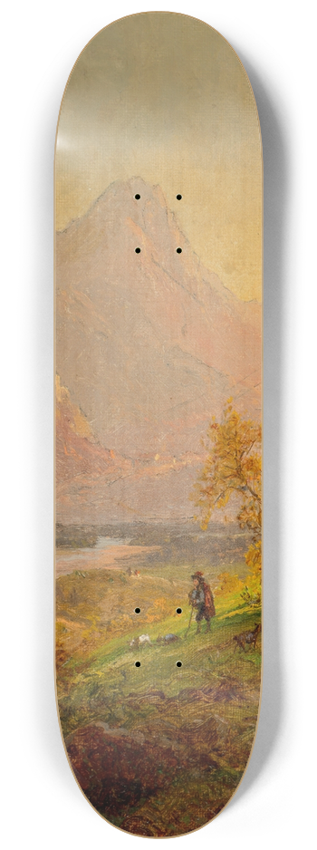 Jasper Francis Cropsey - Villa dEste, Tivoli 8.25 inch art skate deck