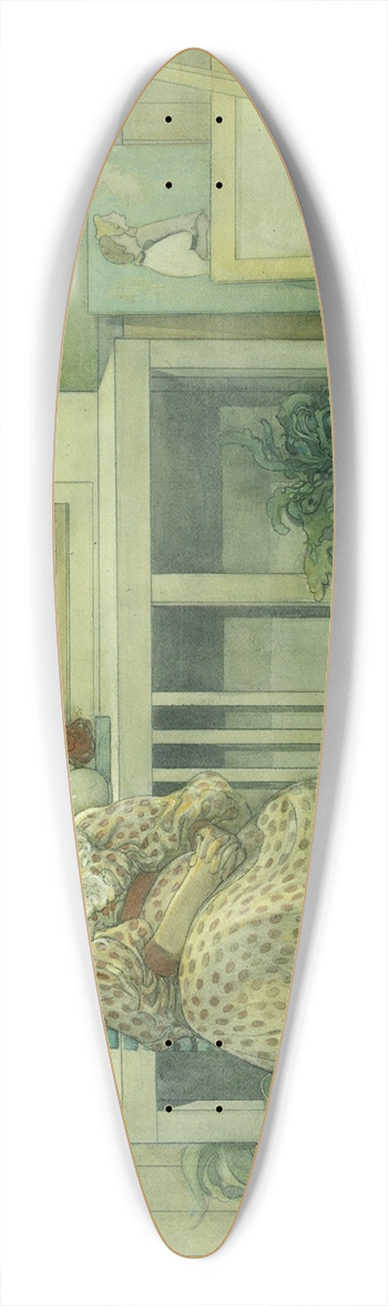 Carl Larsson - After The Prom 39.3 inch art pintail longboard deck