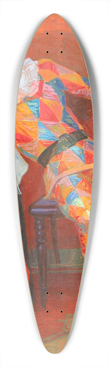Carl Mathorne - Interieur med Harlekin 39.3 inch art pintail longboard deck
