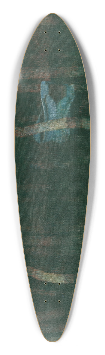 Carl Moll - Dmmerung 39.3 inch art pintail longboard deck