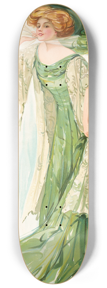 J. Barrick - Society maid, no. 3 8.25 inch art skate deck
