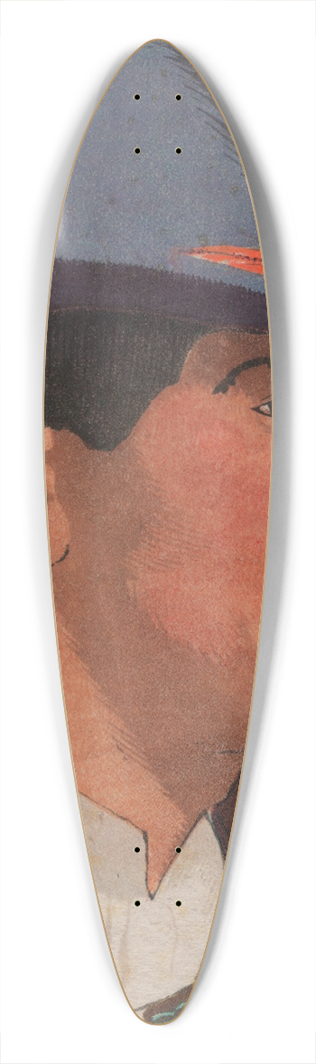 Carl Moser - Sarner 39.3 inch art pintail longboard deck