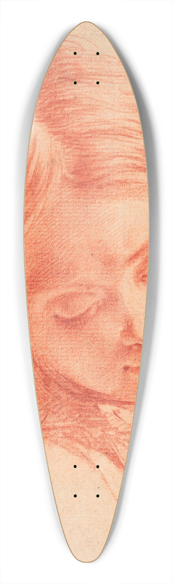 Carlo Dolci - Bust of a boy looking down 39.3 inch art pintail longboard deck
