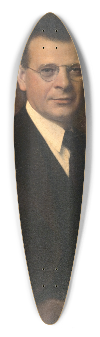 Carlos Baca-Flor - Sidney Hillman 39.3 inch art pintail longboard deck